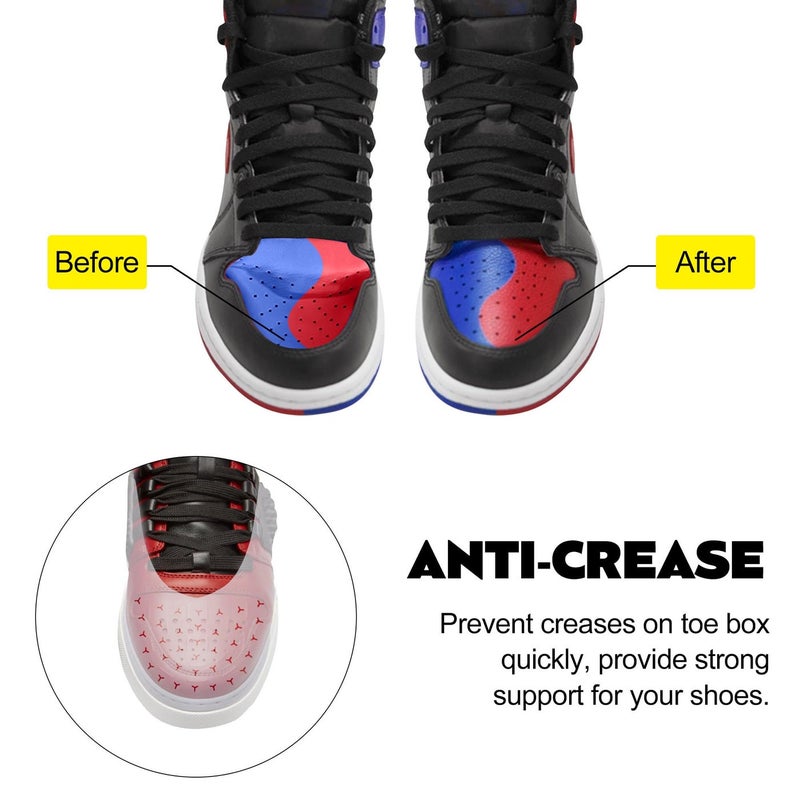 TUPEED 6 Pairs Crease Protectors for Shoe Sneakers, Air Jordan,Air Force, Dunks and More，Shoe Shape Holder - Image 2